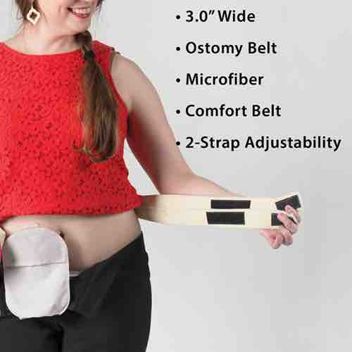Ostomy belt, comfort belt