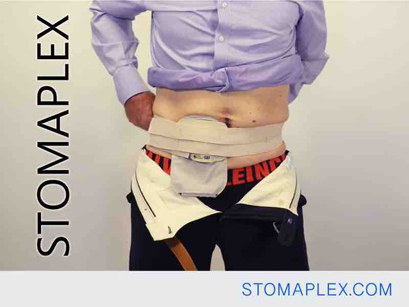 Stomaplex comfort ostomy belt for men who like to be confident, Microfiber Ostomy Support Belts